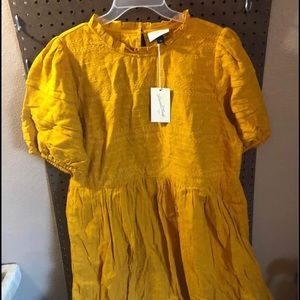 womens yellow dress brand new